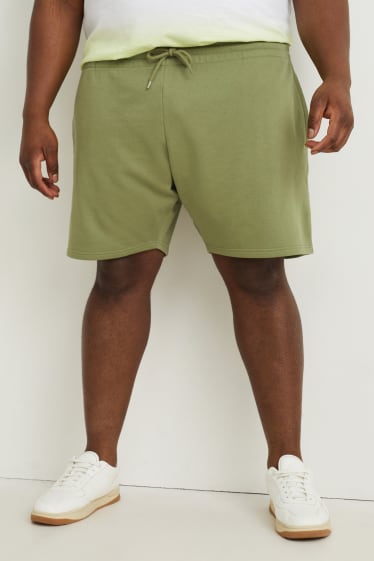 Hommes grandes tailles - Short en molleton - vert