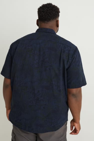 Uomo XL - Camicia - regular fit - button down - blu scuro
