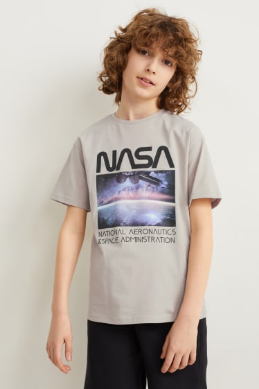Garçons - NASA - T-shirt - gris