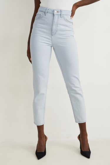 Dona - Mom jeans - high waist - texà blau clar