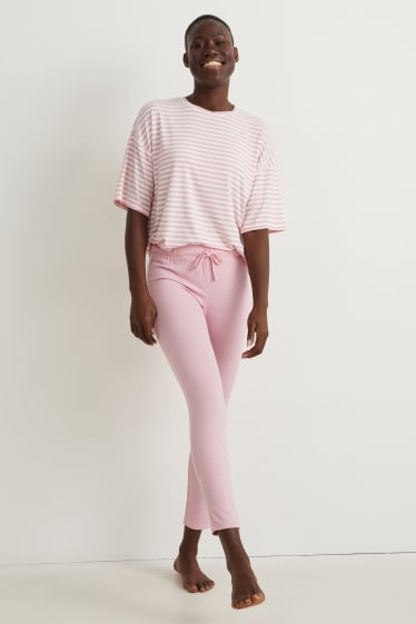 Dames - Pyjamabroek - roze