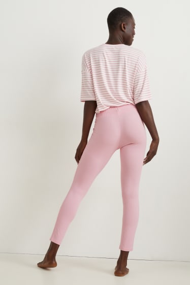 Dames - Pyjamabroek - roze