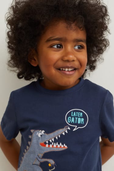 Toddler Boys - Multipack of 3 - short sleeve T-shirt - dark blue