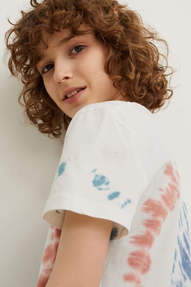 Bambini: - Maglia a maniche corte - fantasia - bianco crema