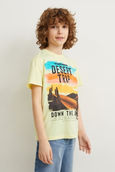 Bambini: - Maglia a maniche corte - giallo chiaro