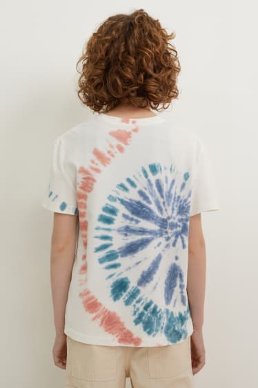 Bambini: - Maglia a maniche corte - fantasia - bianco crema