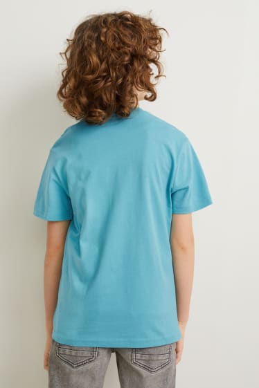 Reverskraag - Minecraft - T-shirt - turquoise