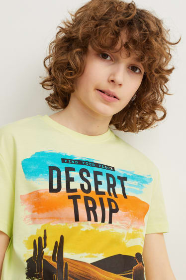 Bambini: - Maglia a maniche corte - giallo chiaro