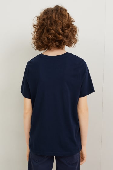 Kids Boys - Multipack of 2 - short sleeve T-shirt - dark blue