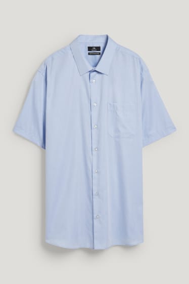 Hommes grandes tailles - Chemise - regular fit - col kent - facile à repasser - bleu clair
