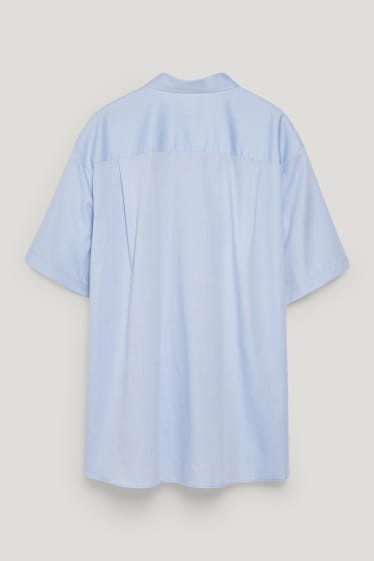 Hommes grandes tailles - Chemise - regular fit - col kent - facile à repasser - bleu clair