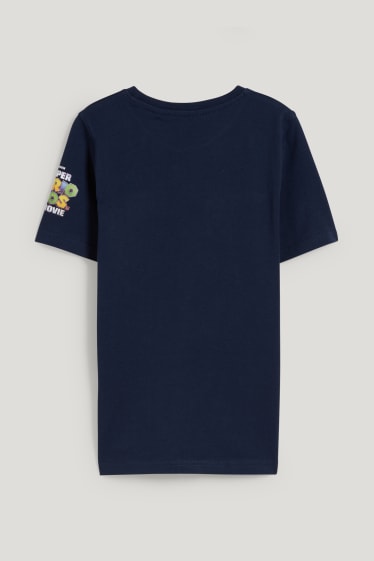 Reverskraag - Super Mario Bros. - T-shirt - donkerblauw