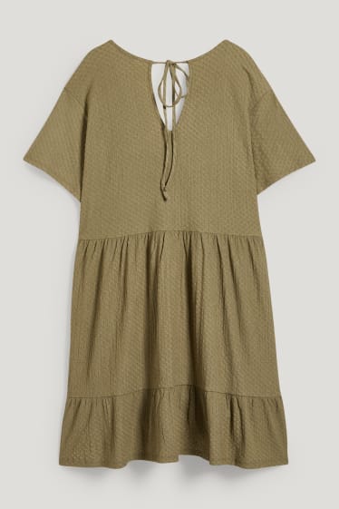 Damen XL - CLOCKHOUSE - Wickelkleid - hellgrün