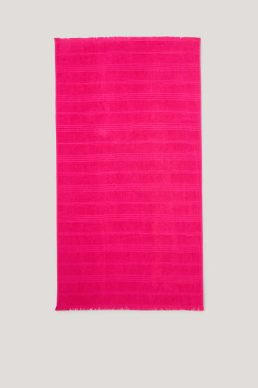 Damen - Frottee-Handtuch - 150 x 80 cm - pink