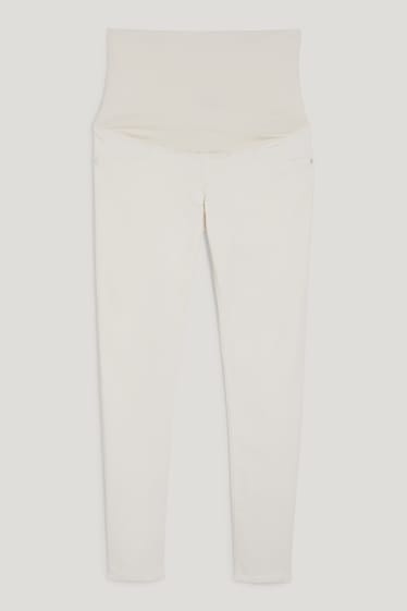 Donna - Jeans premaman - jeggings - bianco crema