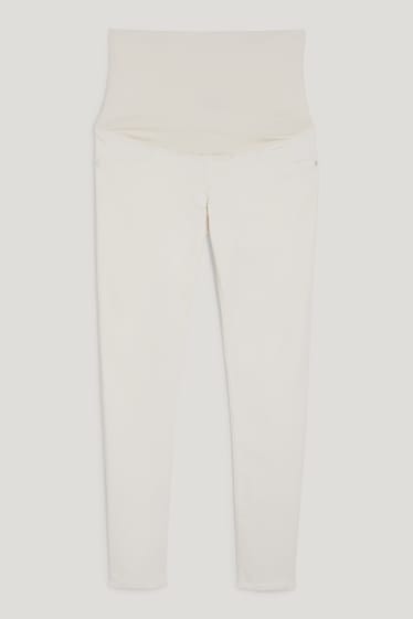 Donna - Jeans premaman - jeggings - bianco crema