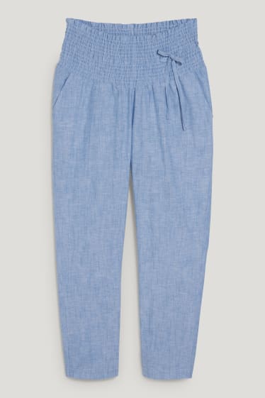 Donna - Pantaloni premaman - tapered fit - blu