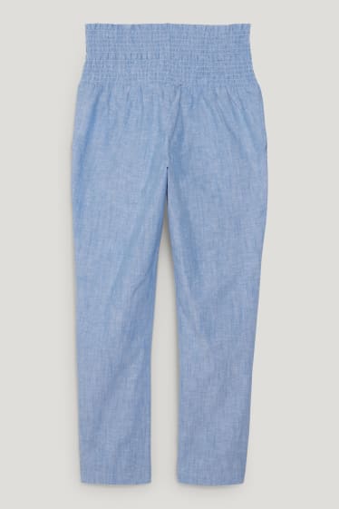 Donna - Pantaloni premaman - tapered fit - blu