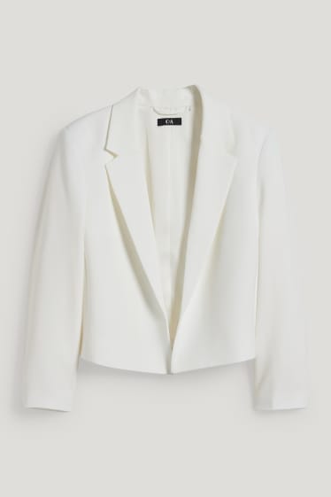 Dames - Business-blazer - relaxed fit - wit