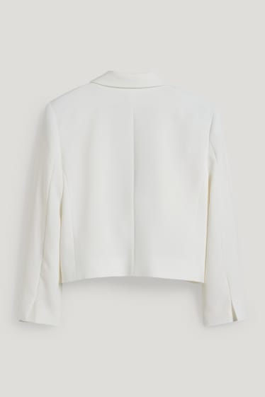 Dames - Business-blazer - relaxed fit - wit