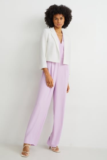 Dames - Business-blazer - relaxed fit - wit