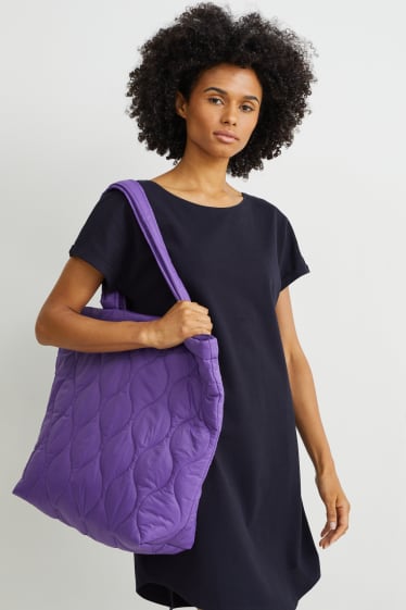Femmes - Robe-T-shirt basique - bleu foncé