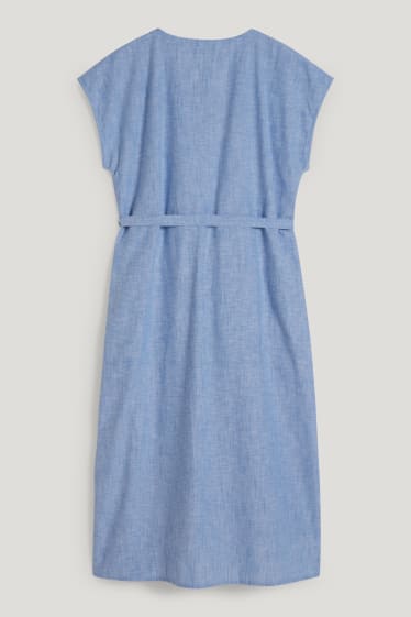 Femmes - Robe-chemisier d’allaitement - bleu