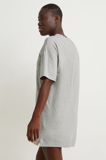 Women - Nightshirt - light gray-melange