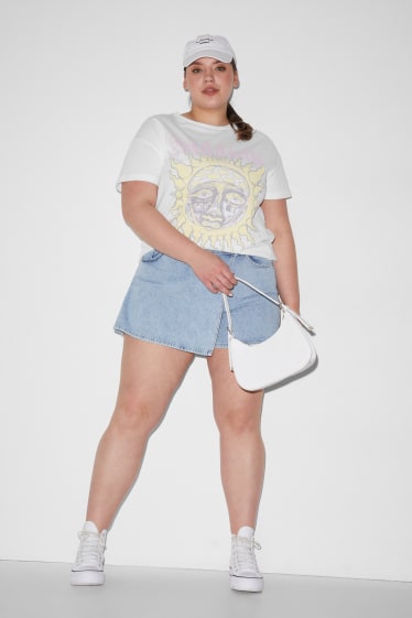 Femei XL - CLOCKHOUSE - tricou - Sublime - alb
