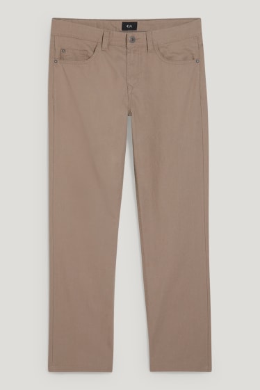 Men - Trousers - regular fit - light brown