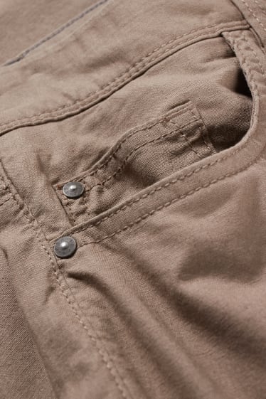 Men - Trousers - regular fit - light brown