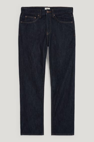 Pánské - Regular jeans - džíny - tmavomodré