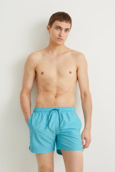 Men - Swim shorts - turquoise