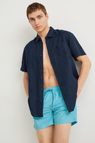 Men - Swim shorts - turquoise