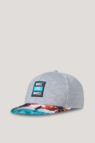 Niños - Gorra de béisbol - gris claro jaspeado