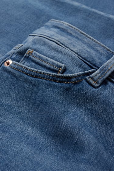 Damen - Slim Jeans - High Waist - jeans-blau