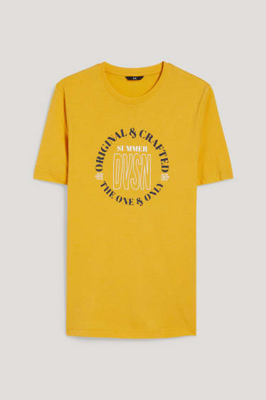 Hombre - Camiseta - amarillo