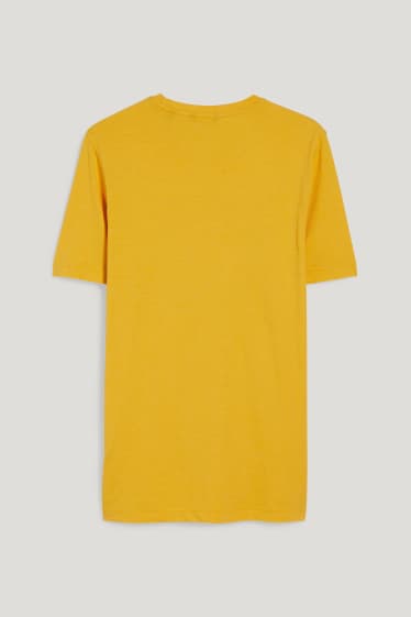 Hombre - Camiseta - amarillo