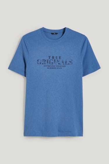 Hombre - Camiseta - azul oscuro