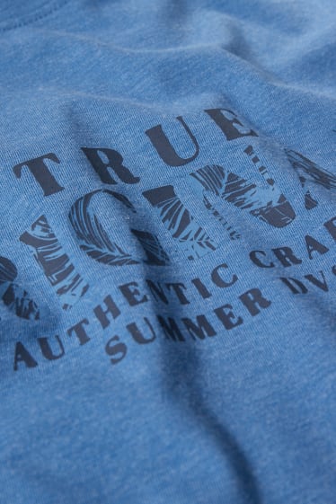 Hombre - Camiseta - azul oscuro