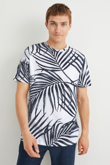 Hommes - T-shirt - noir / blanc