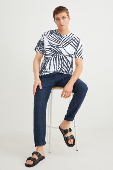 Hommes - T-shirt - noir / blanc