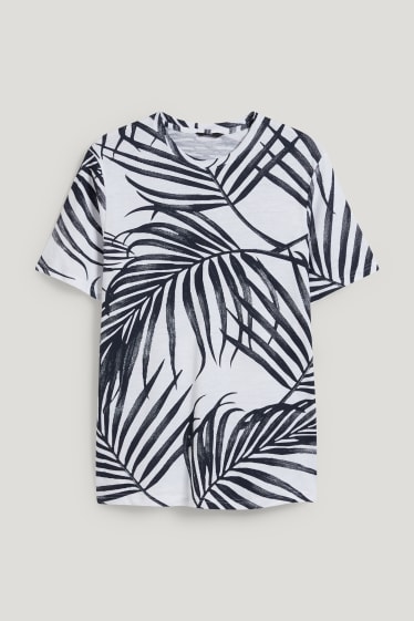 Hommes - T-shirt - noir / blanc