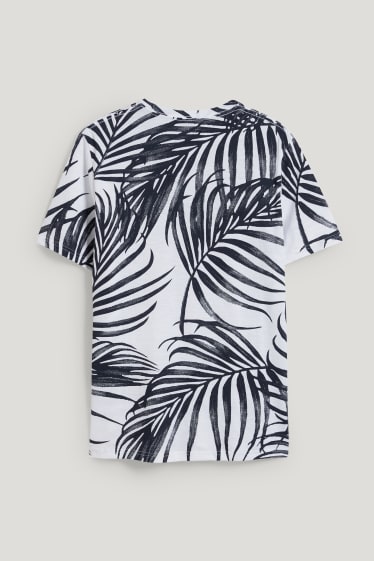 Hommes - T-shirt - noir / blanc