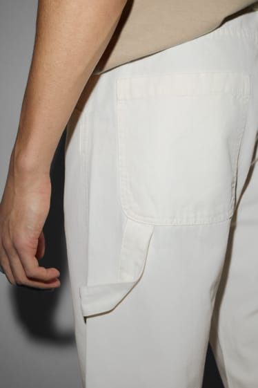 Clockhouse Boys - Pantaloni cargo - relaxed fit - alb-crem