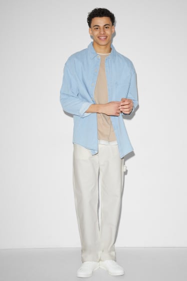 Clockhouse Boys - Cargohose - Relaxed Fit - cremeweiss