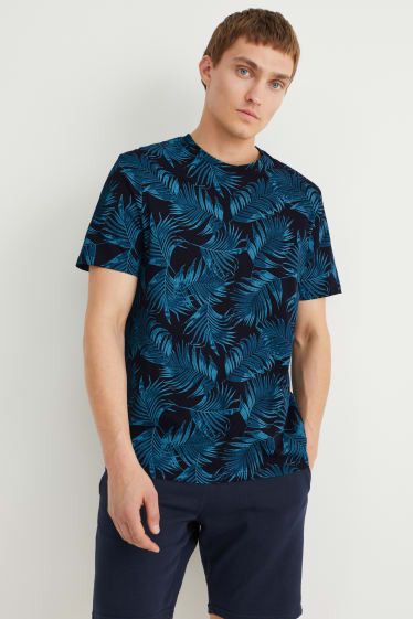 Hombre - Camiseta - azul oscuro