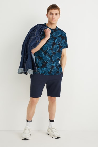 Hombre - Camiseta - azul oscuro