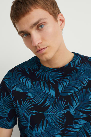 Hombre - Camiseta - azul oscuro