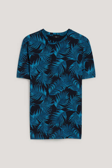 Hombre - Camiseta - azul oscuro